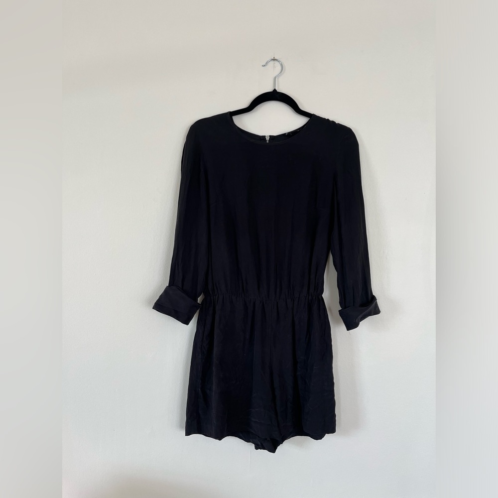 Club Monaco silk romper.